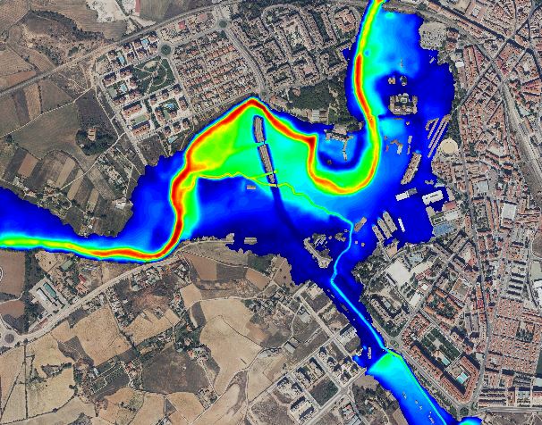 Estudio de inundabilidad en el entorno de la confluencia del río Moscas con el río Júcar en el casco urbano de Cuenca