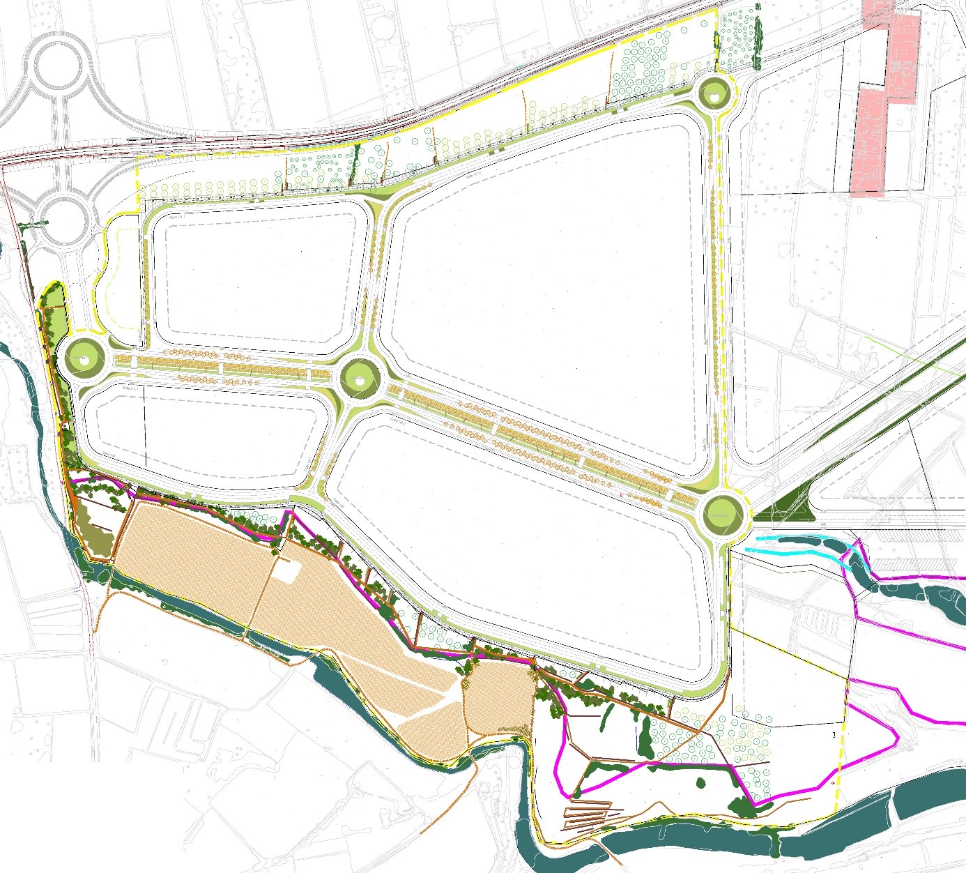 Proyecto de urbanización para el desarrollo del nuevo polígono industrial 'Soterranyes'. Vinaròs (Castellón) Proyecto de urbanización para el desarrollo del nuevo polígono industrial 'Soterranyes'. Vinaròs (Castellón)
